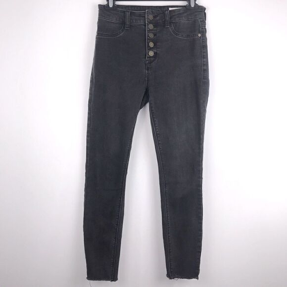 Pistola Button Front Aline High Rise Skinny - Picture 3 of 16